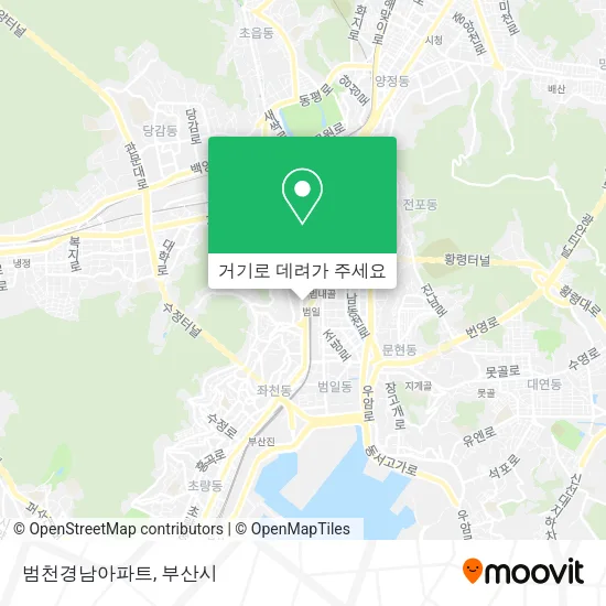 범천경남아파트 지도