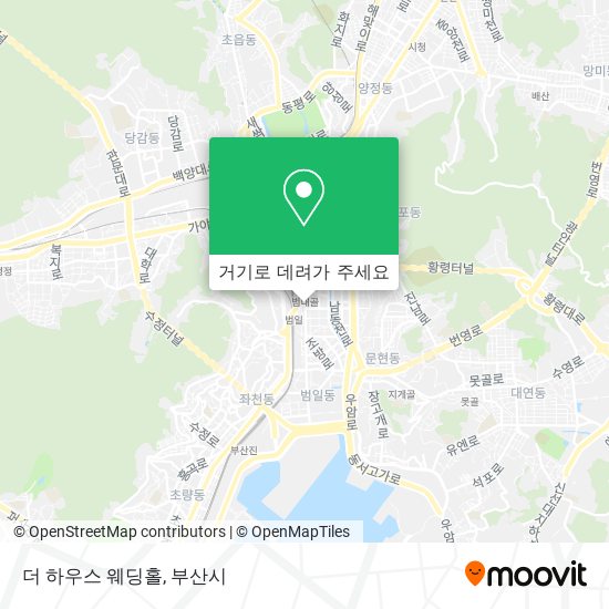 더 하우스 웨딩홀 지도