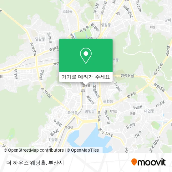 더 하우스 웨딩홀 지도