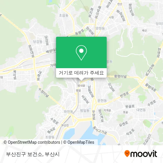부산진구 보건소 지도