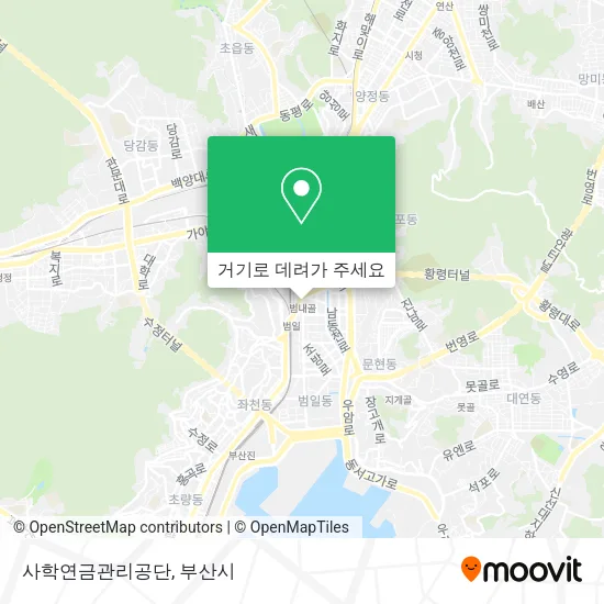 사학연금관리공단 지도