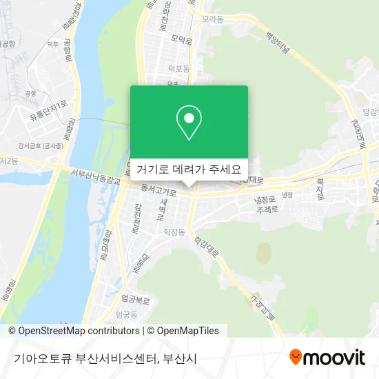 기아오토큐 부산서비스센터 지도