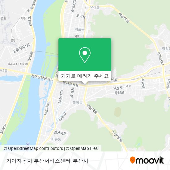 기아자동차 부산서비스센터 지도