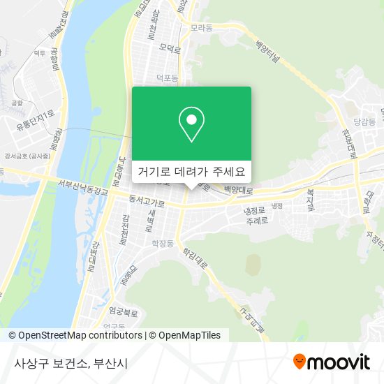 사상구 보건소 지도