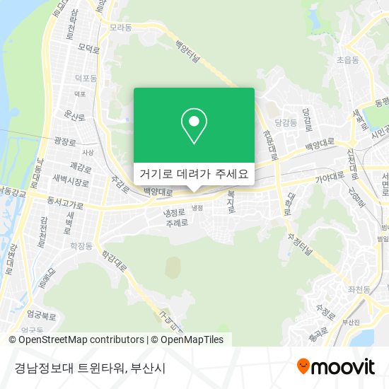 경남정보대 트윈타워 지도