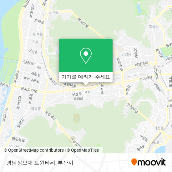 경남정보대 트윈타워 지도