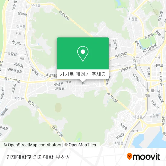 인제대학교 의과대학 지도