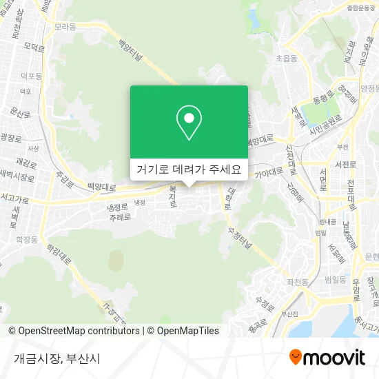 개금시장 지도
