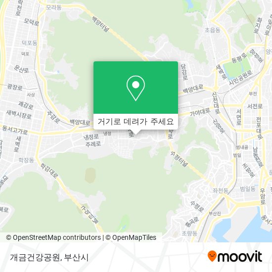 개금건강공원 지도