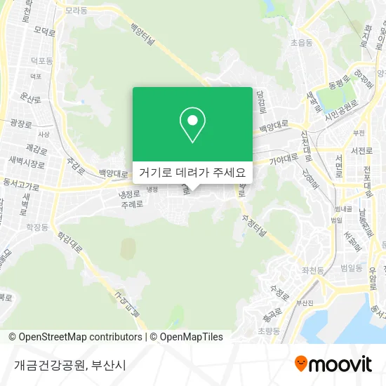 개금건강공원 지도