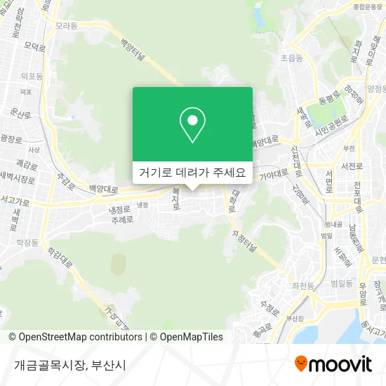 개금골목시장 지도
