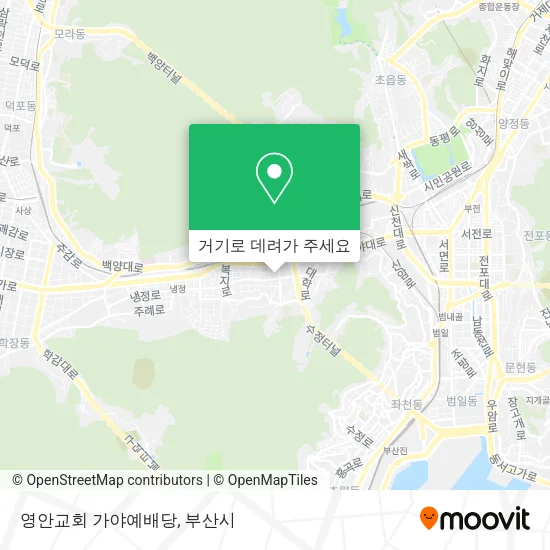 영안교회 가야예배당 지도