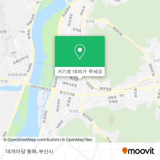 대게마당 동해 지도