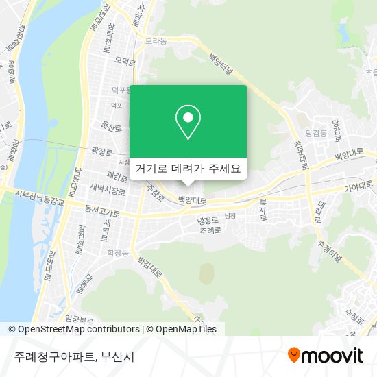 주례청구아파트 지도