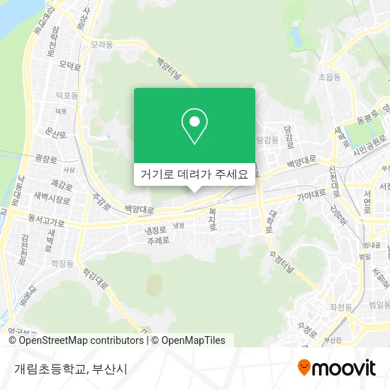 개림초등학교 지도