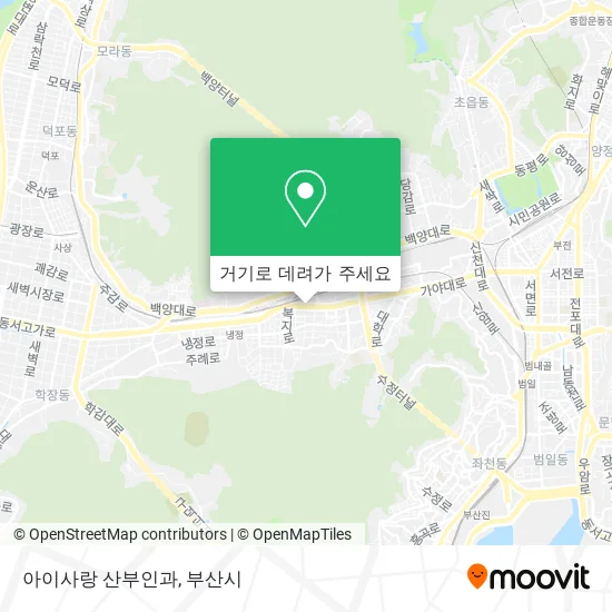 아이사랑 산부인과 지도
