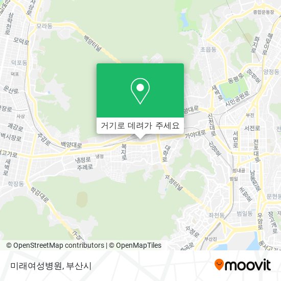 미래여성병원 지도
