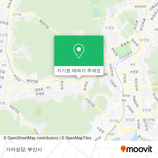 가야성당 지도
