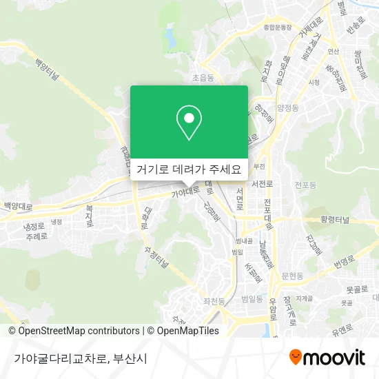 가야굴다리교차로 지도