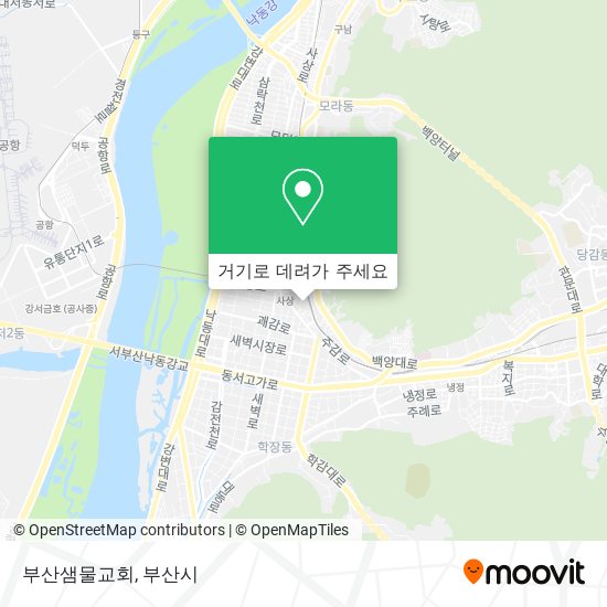 부산샘물교회 지도