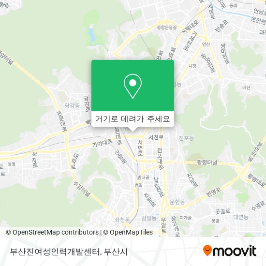 부산진여성인력개발센터 지도