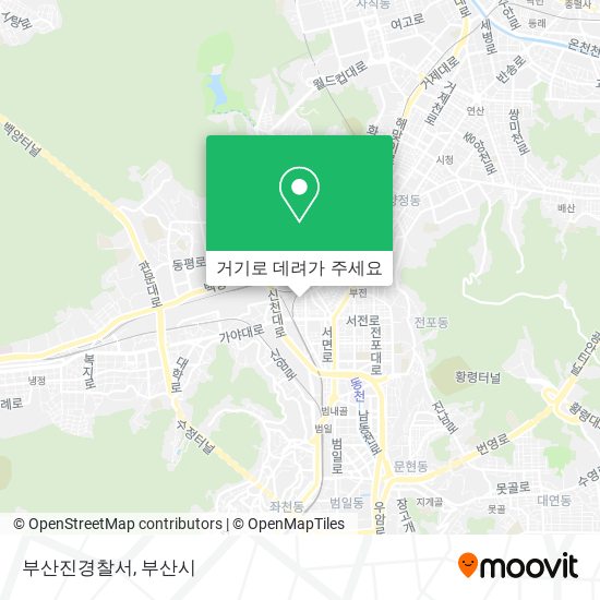 부산진경찰서 지도
