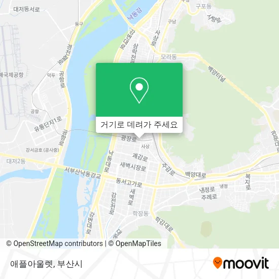 애플아울렛 지도