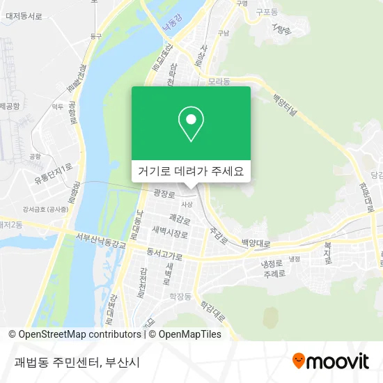 괘법동 주민센터 지도