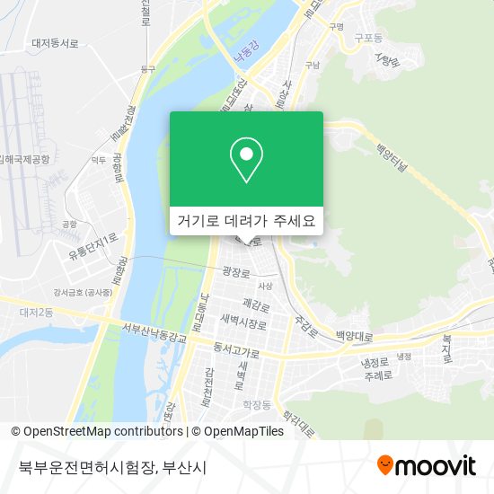 북부운전면허시험장 지도