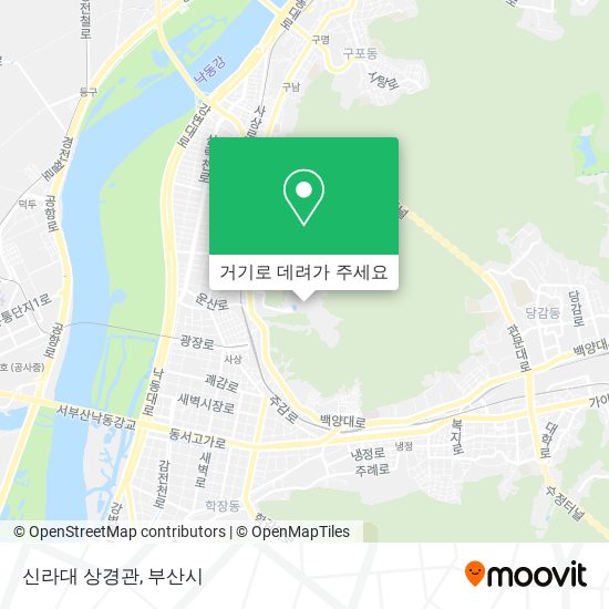 신라대 상경관 지도