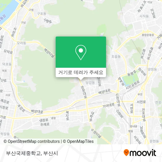 부산국제중학교 지도