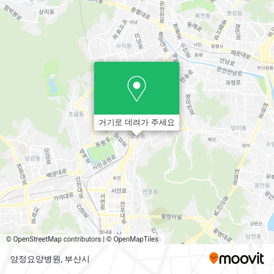 양정요양병원 지도
