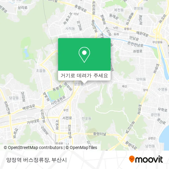 양정역 버스정류장 지도