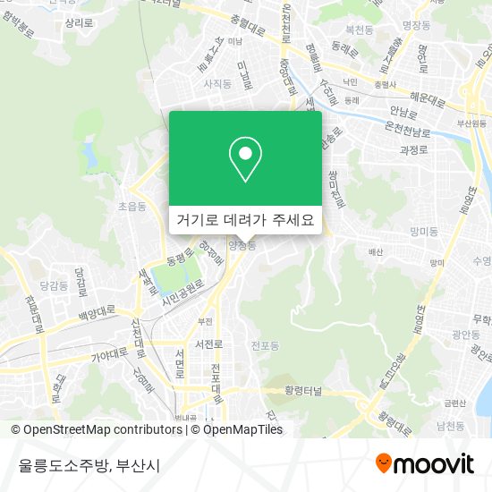 울릉도소주방 지도