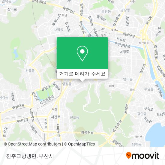 진주교방냉면 지도