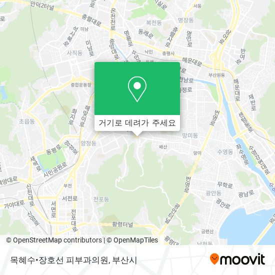 목혜수•장호선 피부과의원 지도