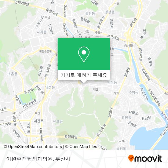 이완주정형외과의원 지도
