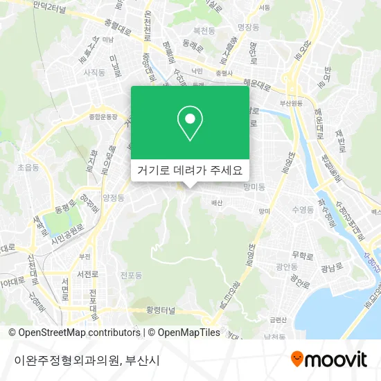 이완주정형외과의원 지도