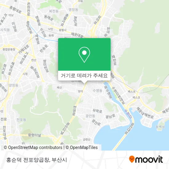 홍순덕 전포양곱창 지도