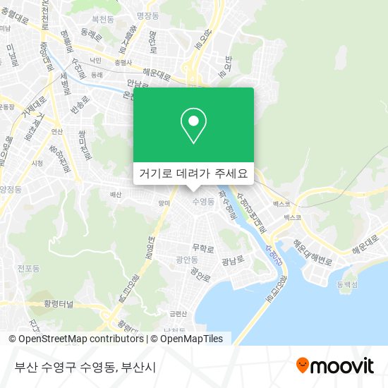 부산 수영구 수영동 지도