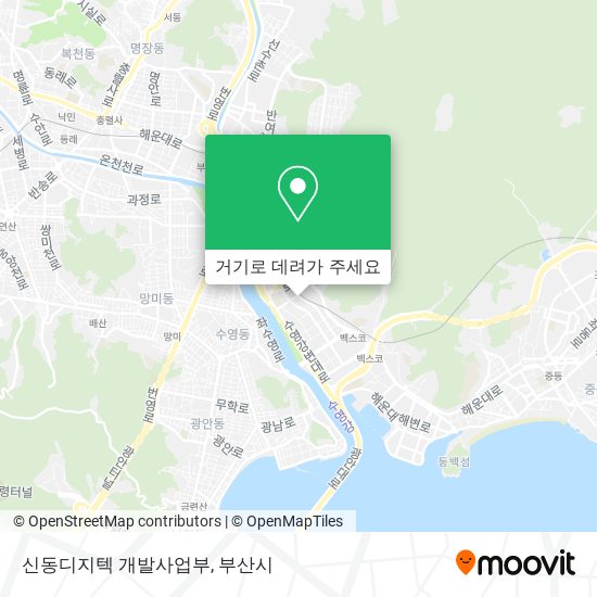 신동디지텍 개발사업부 지도