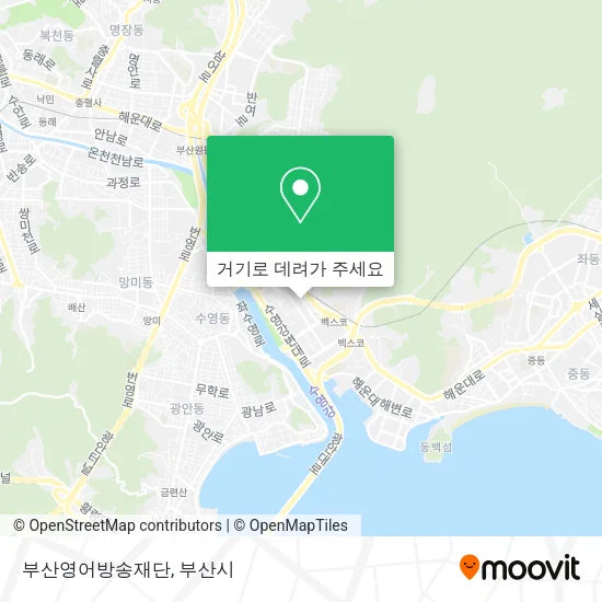 부산영어방송재단 지도