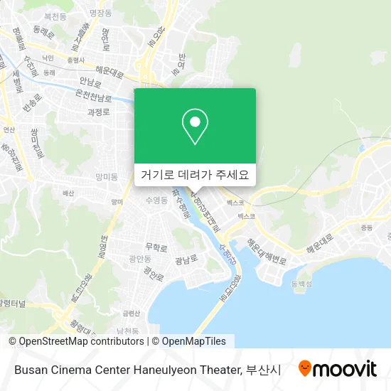 Busan Cinema Center Haneulyeon Theater 지도