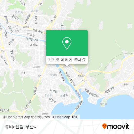큐비e센텀 지도