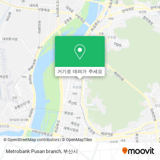 Metrobank Pusan branch 지도