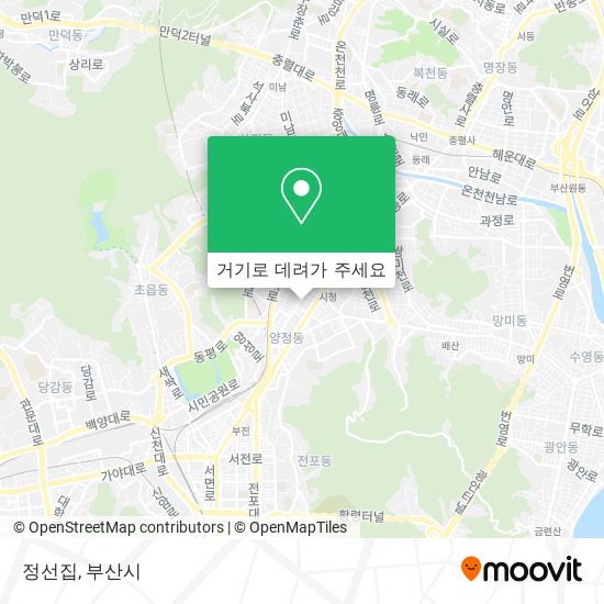 정선집 지도