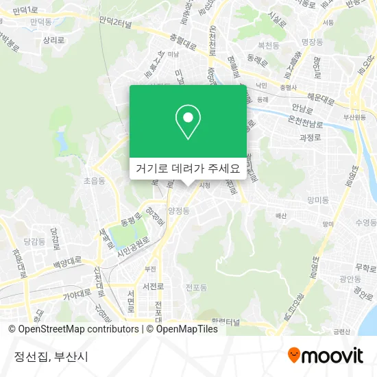 정선집 지도
