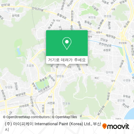 (주) 아이피케이 International Paint (Korea) Ltd. 지도