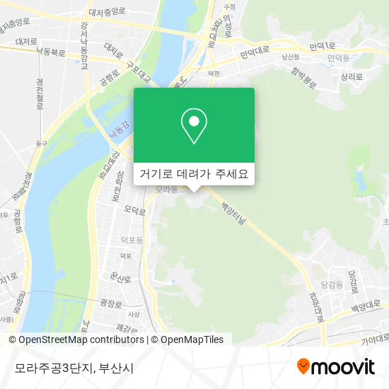 모라주공3단지 지도