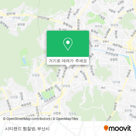 시티랜드 찜질방 지도